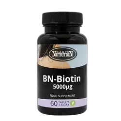 BN-Biotin 5000mcg 60 Tablets _ BASIC NUTRITION