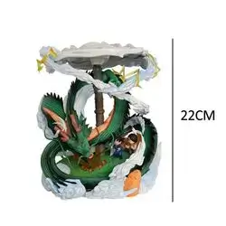 DRAGON BALL ACTION FIGURE GK SHENRON GREEN AND WHITE 22CM