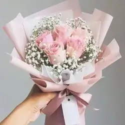 5 Pink Rose & Jbsofeelia Bouquet