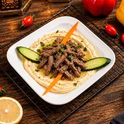 Hummus with Meat