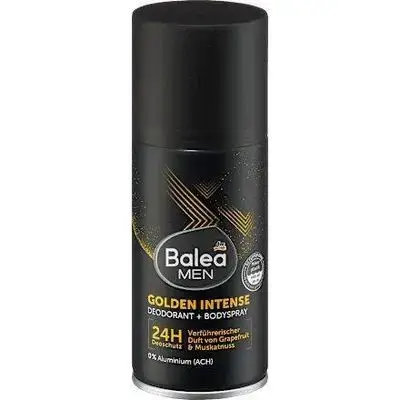 Balea MEN Golden Intense Deodorant + Bodyspray 24h (150ml)