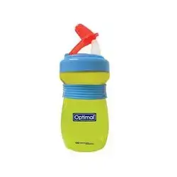 Silicone Spout Weaning Cup 300ml with Handle - Green