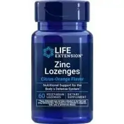 Zinc Lozenges (Citrus-Orange Flavor) 60 vegetarian lozenges 18,7 mg
