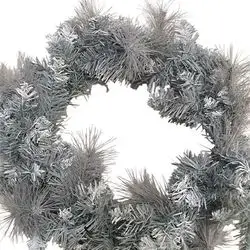 Grey White Wreath 50cm