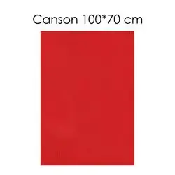 Canson Paper (Red) 100 X 70 cm
