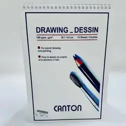 Sketchbook A4 210*297mm, 180gsm, 15 sheets