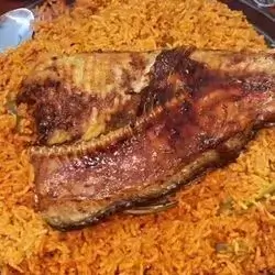 Grilled Fish With Red Rice