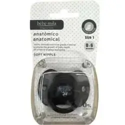 Bebe mila anatomical soft nipple 0-6 size1