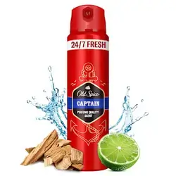 ld Spice Deospray 0% aluminium salts Captain Black and White, 150 ml