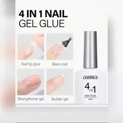AILLSA Nail Glue,15ml/1Pc Soak Off LED/UV