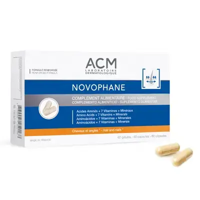 ACM Novophane Food Supplement (Capsules for Hair & Nails)