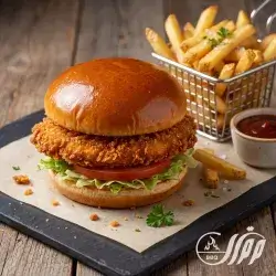 Chicken Maqali Burger + Fries