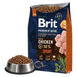 Brit Open Bag Food For Sport Dog With Chicken Flavour 3Kg