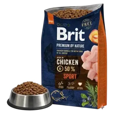 Brit Open Bag Food For Sport Dog With Chicken Flavour 3Kg
