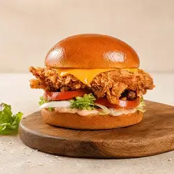 Chicken Burger with Cheese