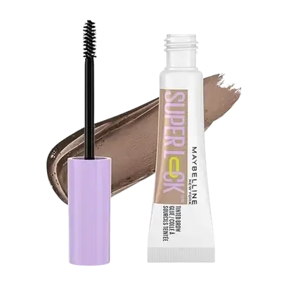 Super Lock Brow Glue Lightweight and Waterproof Tinted Brow Gel 253 Taupe 7 ml - Maybelline