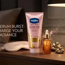 Vaseline Healthy Bright Gluta-Hya Serum Burst Lotion Dewy Radiance (300ml)