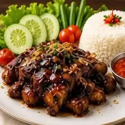 Grilled Beef Rib Rice