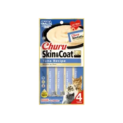 Inaba - Tuna - Skin & Coat 4 Tubes