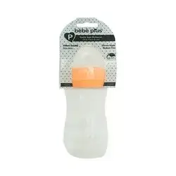 Baby Plus Feeding Bottle Silicone Nipple Medium Flow Bpa Free 260 Ml