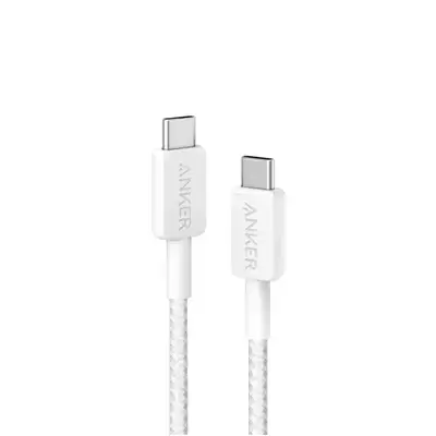 Anker 322 USB-C to USB-C A81F6H21 - White - 1.8m