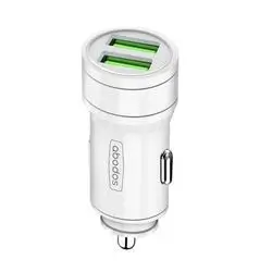 Car Charger /2.4A -ABODOS 2USB Smart- AS-GS19