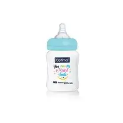 Wide Neck Feeding Bottle 180ml (+0) - Blue