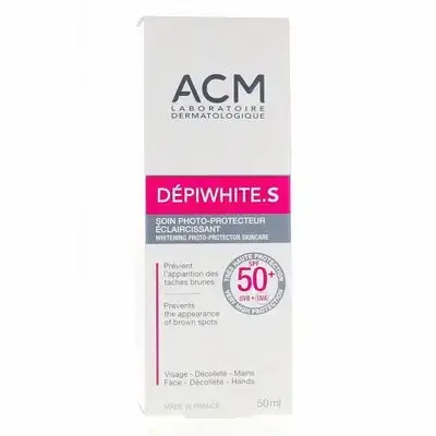 ACM Dépiwhite.S SPF 50+ whitening photoprotector skincare