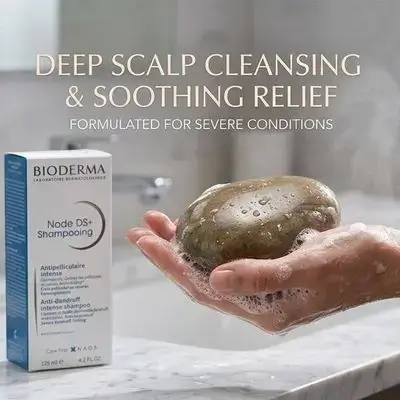 Bioderma Nodé DS+ Anti-Dandruff Intense Shampoo.