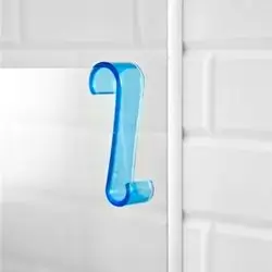 Towel Hanger Transparent Blue