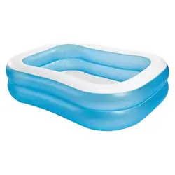 Intex Swim Center Inflatable Family Swimming Pool (203cm x 152cm x 48cm)