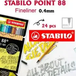 STABILO Fine Liner 24 Colors