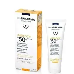 isispharma - uvblock spf50 mineral 40ml
