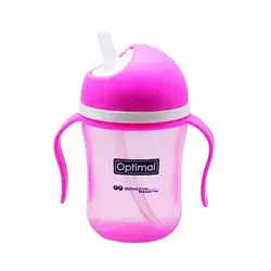 Silicone Straw Bottle 12M+500Ml