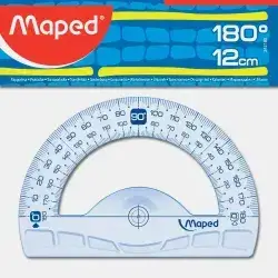 Protractor Geometric 180 ° / 12 CM