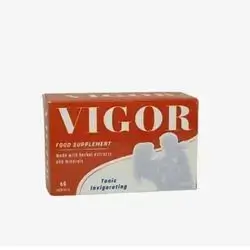 VIGOR FOOD SUPPLEMENT made with herbal extracts and minerals 60 tablets