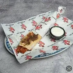 Chicken Shawarma Sandwich in Lebanese Bread