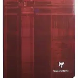 Claire Fontaine Notebook A4 192 Page 96 Sheets ( Red )