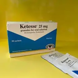 Ketesse 25 mg granules for oral solution (dexketoprofen thrometamol)20 sachets