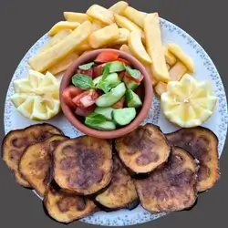 Fried Eggplant Platter