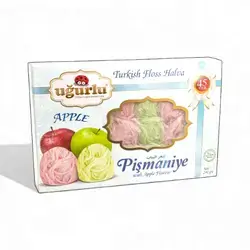 Cotton candy flavour of Apple Green and red