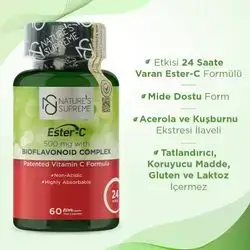 Ester -c 500 mg 60 tab natures supreme