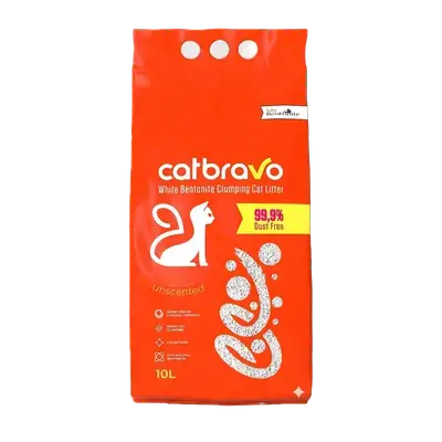 Cat Bravo - Unscented Cat Litter 10L