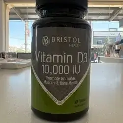 Bristol Health Vitamin D3, 10,000 IU
