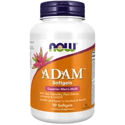 NOW ADAM's ,Vegan multivitaminfor Men (gluten and diary free), made in the US 90 softgels