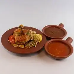 Oven Grilled Chicken with Rice