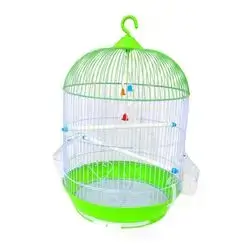 Modernly Designed To Suit All Types Of Birds, Including A Food Bowl, A Drinking Bowl, Perches, And A Swing For The Bird's Comfort. The Cage Has A Hanger At The Top Of The Cage That Makes It Easy To Hang The Cage Anywhere. Length: 33 Cm Width: 33 Cm Height: 60 Cm