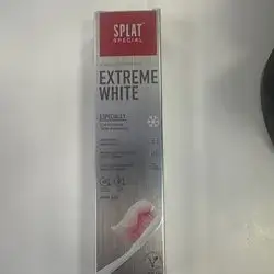 Splat extreme white toothpaste 