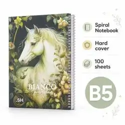 Hardcover Spiral Notebook – B5 | 100 Sheets
