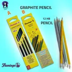 HB Pencil-flamingo